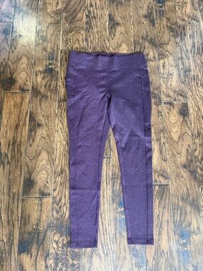 NOWT! LOFT women’s Plum Stretch Leggings, size medium